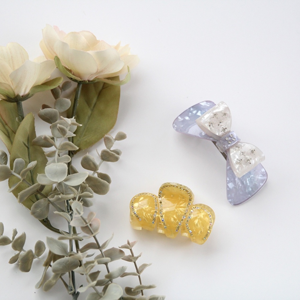 ✨SALE✨BLUE & YELLOW Hair Accessories - Set of 2